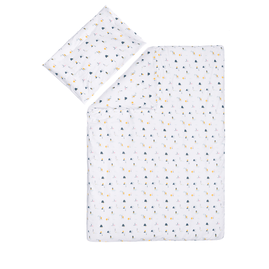 fillikid Bettwäsche Set Jersey100 x 140 cm weiß