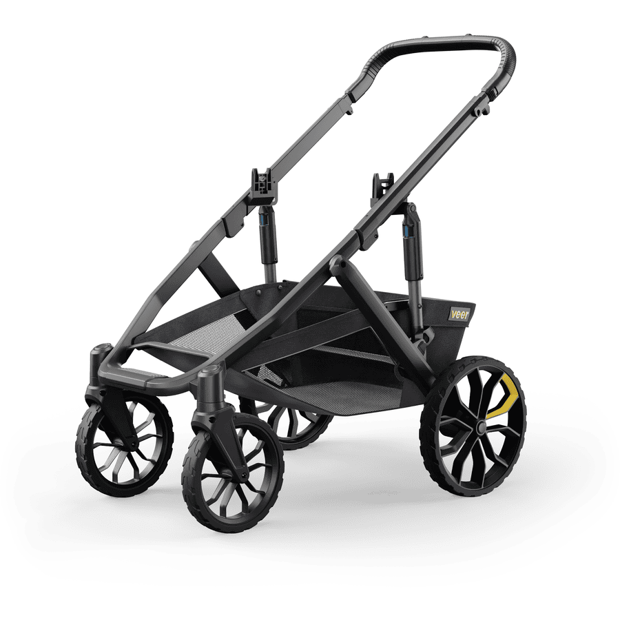 Veer &amp; Roll barnvagnsunderrede mörkgrå/svart