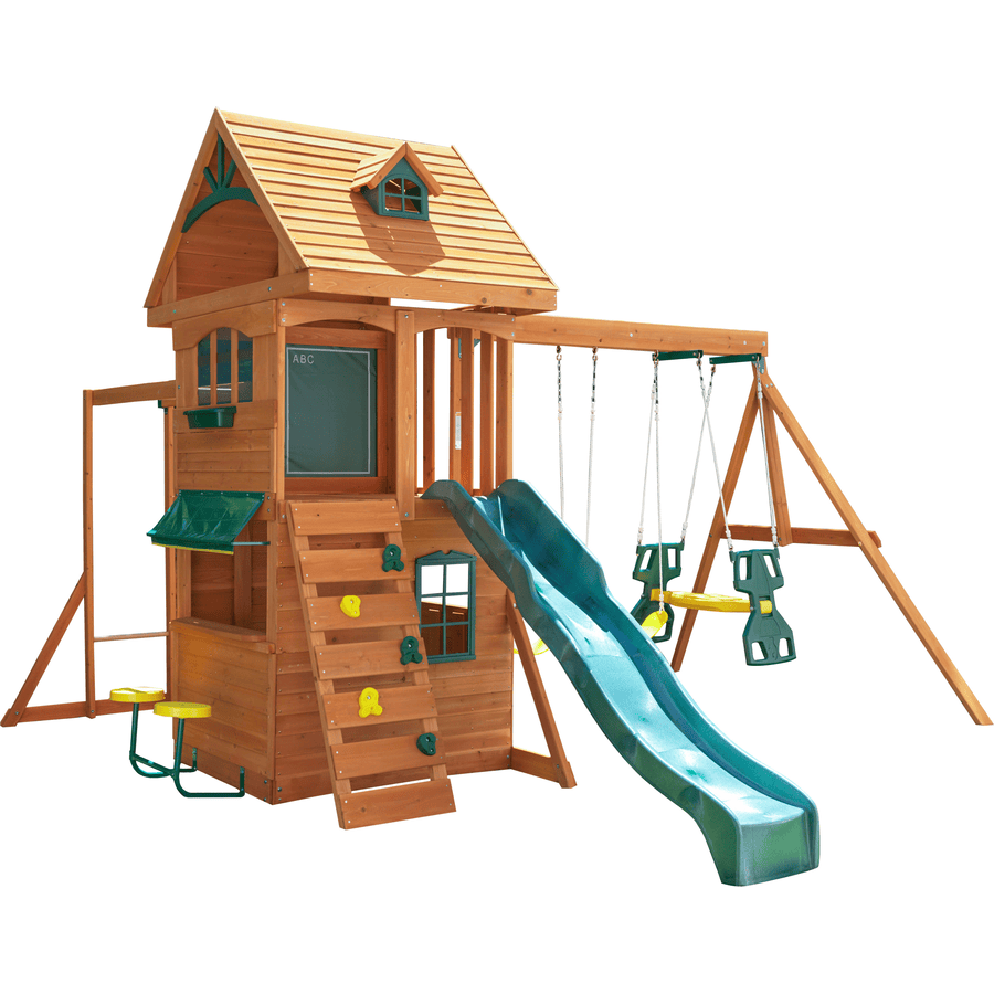 Kidkraft® Spielturm mit Rutsche und Schaukel Ridgeview