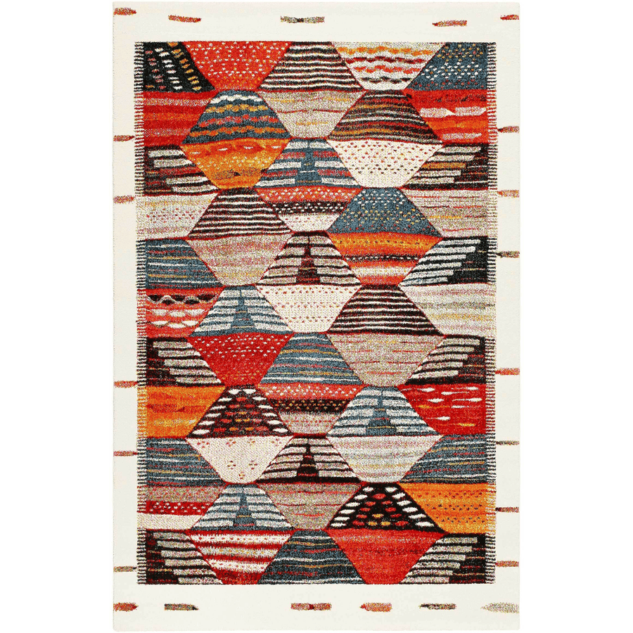 Wecon home Kurzflorteppich Modern Berber multicolor