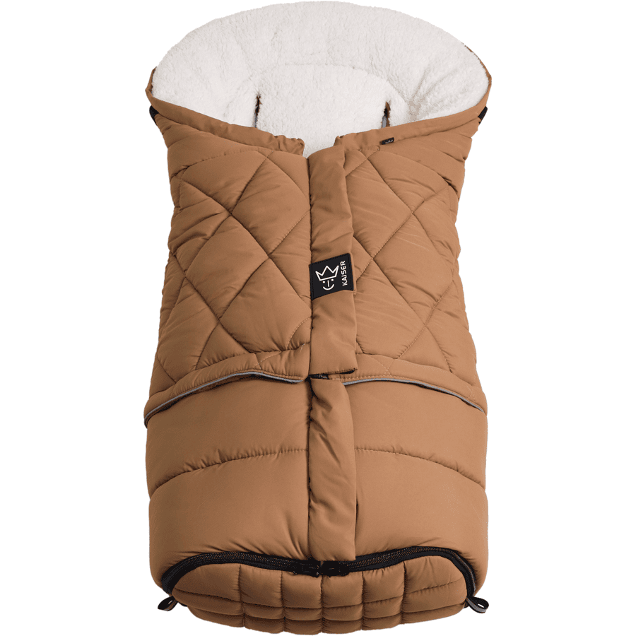 KAISER Chancelière pour poussette universelle hiver MOONY 2en1 camel creme