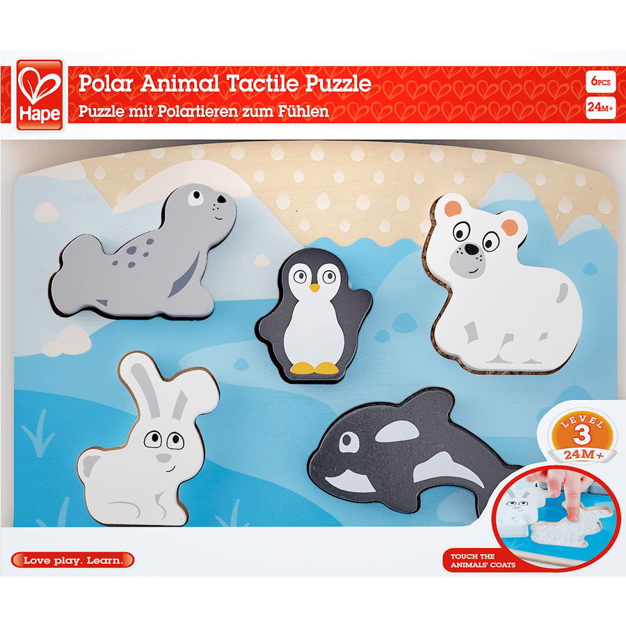 Hape Puzzle tactile animaux polaires E1620









