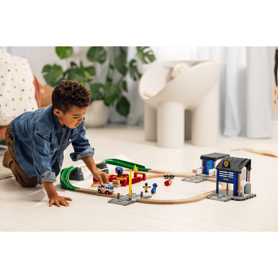 BRIO® Police and Fire Brigade Set Deluxe
