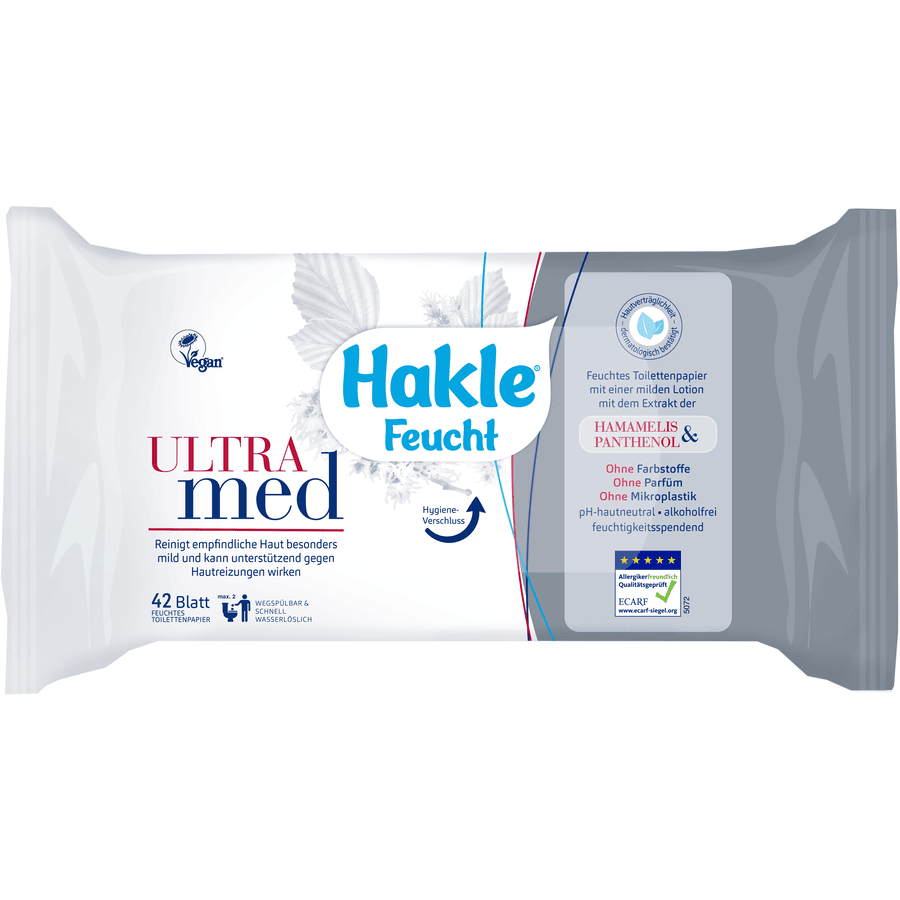 Hakle våtservietter ULTRAmed, 42 ark