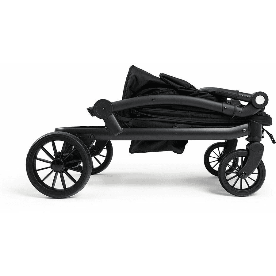 KETTLER Carrello da trasporto pieghevole per bambini COMPACT All Black GU10573