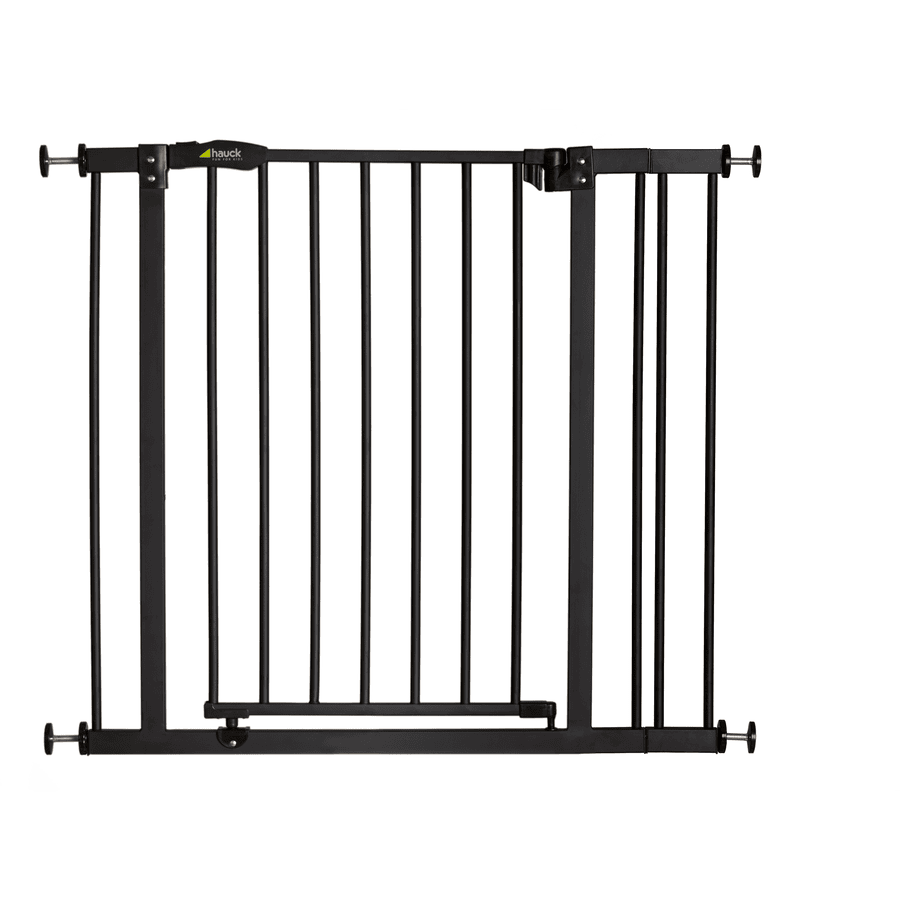 hauck Säkerhetsgrind Close'n Stop + 9 cm förlängning, charcoal