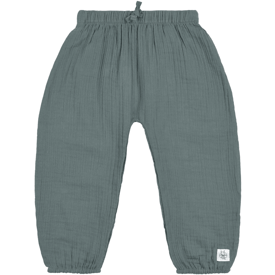 LÄSSIG Pantalones de muselina para niños green 