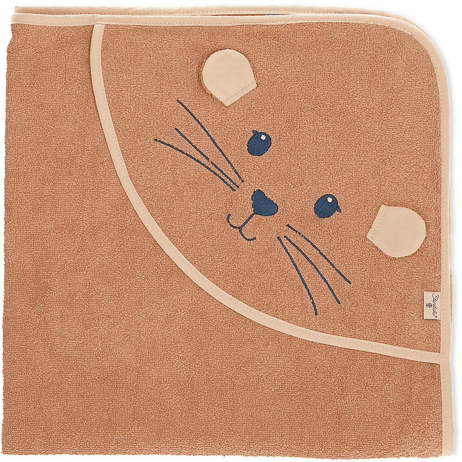 Sterntaler Motiv badehåndklæde Otti brun 