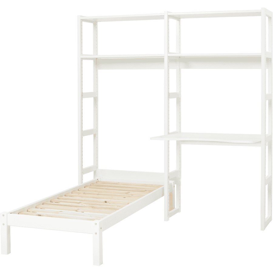 Hoppekids Regal Set Storey mit Schreibtisch und Einzelbett 70 x 160 cm