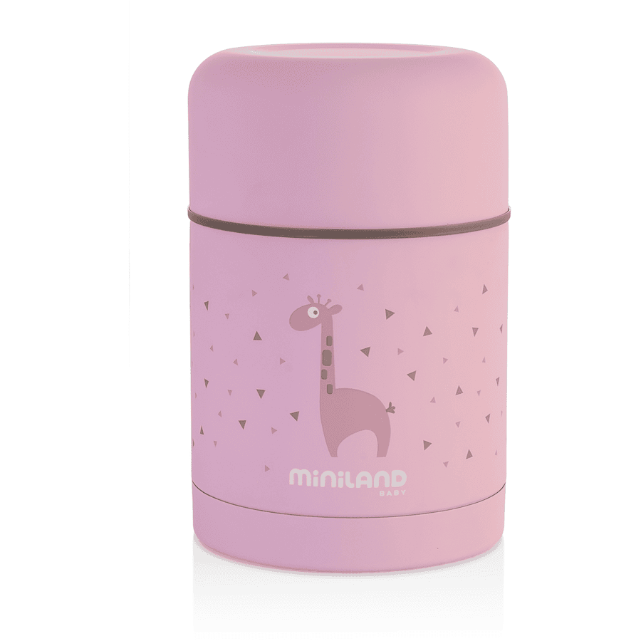 miniland zijdeachtige food thermo Thermo s-verpakking pink 600ml