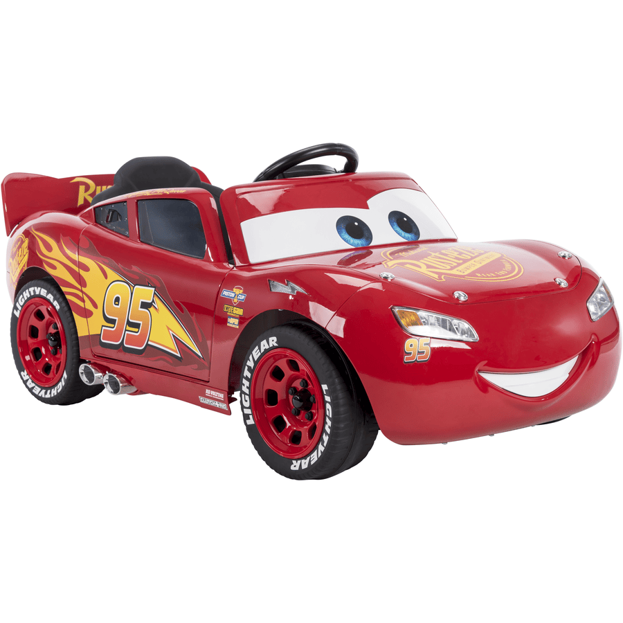 Huffy Disney Cars Lightning McQueen Auto cavalcabile per bambini 6V rosso GU10813