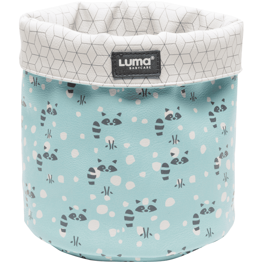 Luma® Babycare Cesta de tela Design: Racoon Mint small