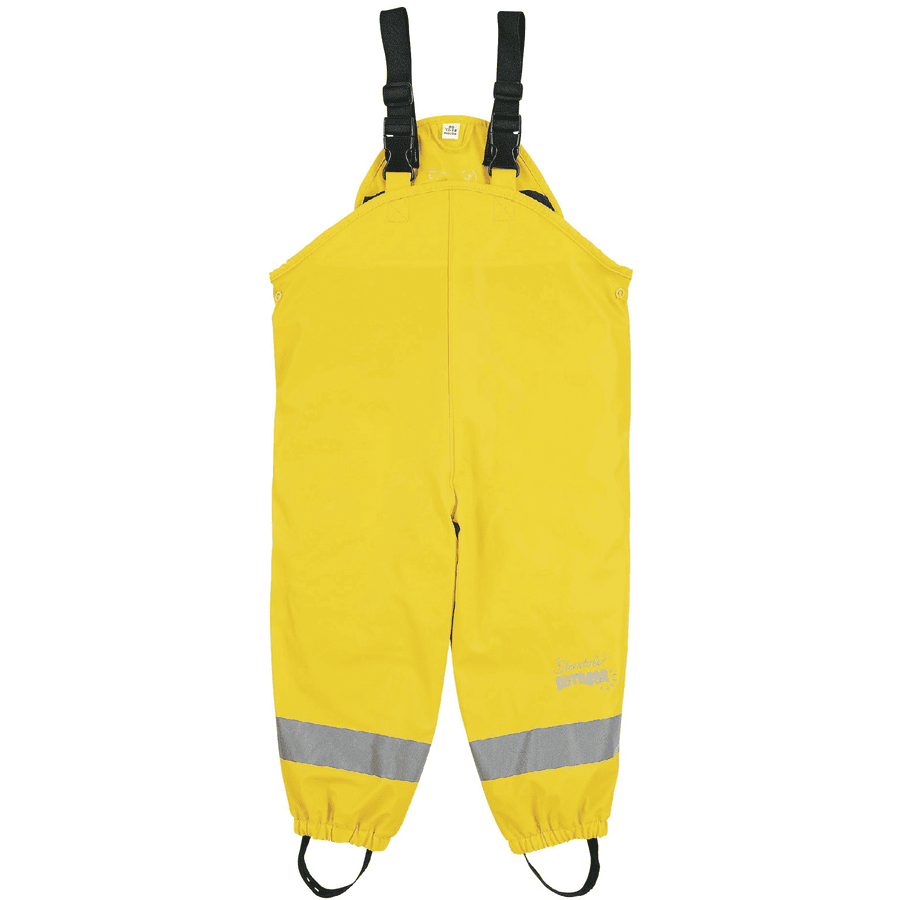 Sterntaler Salopette de pluie enfant doublée jaune