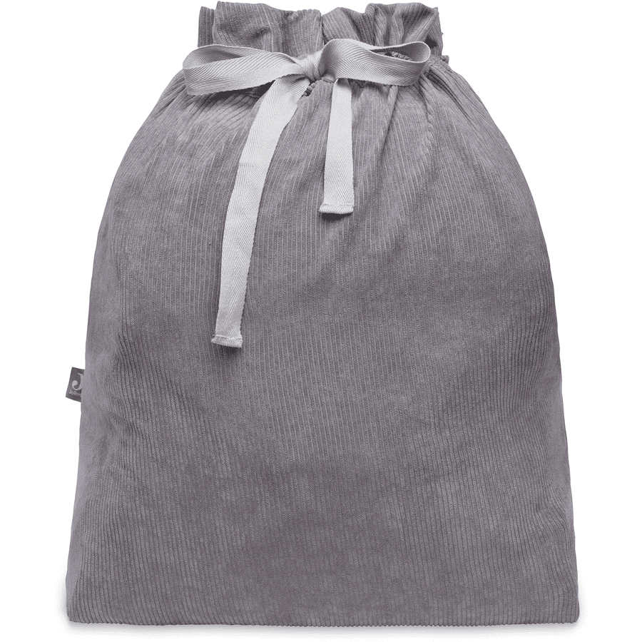 jollein Sacco contenitore per letto Corduroy Stream Grey