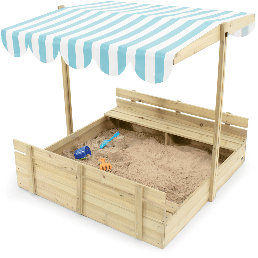 plum  ® Sand dřevěný box s nastavitelnou sluneční stříškou
