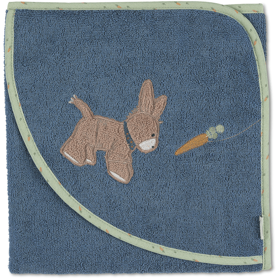 Sterntaler osuška s kapucí Emmilius  modrá 80 x 80 cm