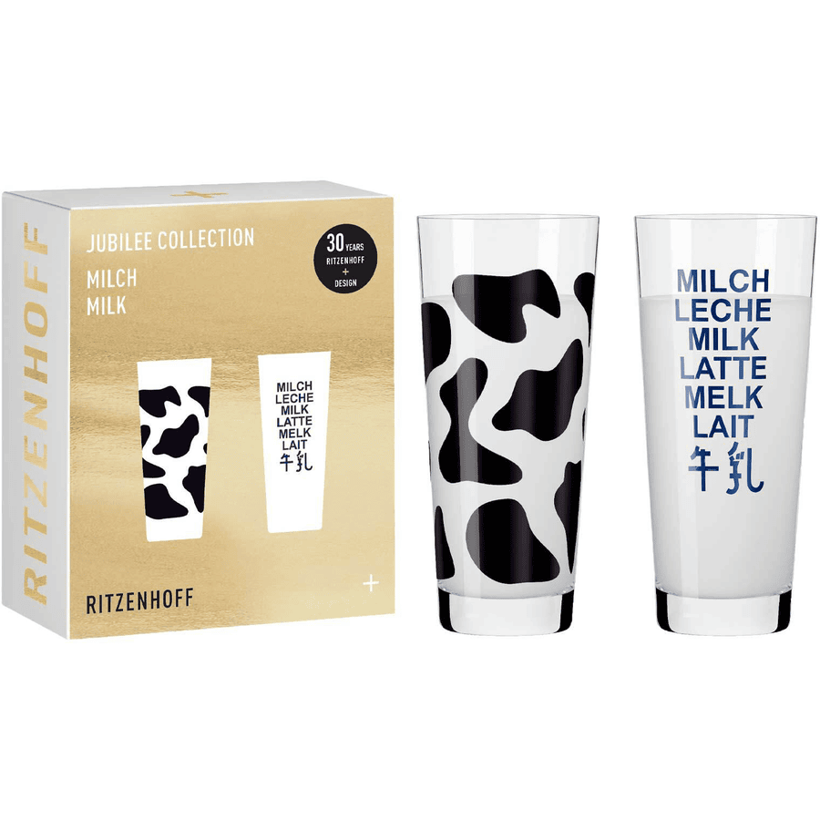 Ritzenhoff Milchgläser Jubilee Collection 345 ml 2er Set transparent