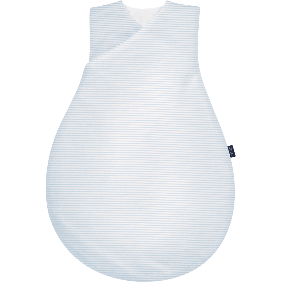 Alvi ® Baby aankleedkussen platte stof light blauw striped 