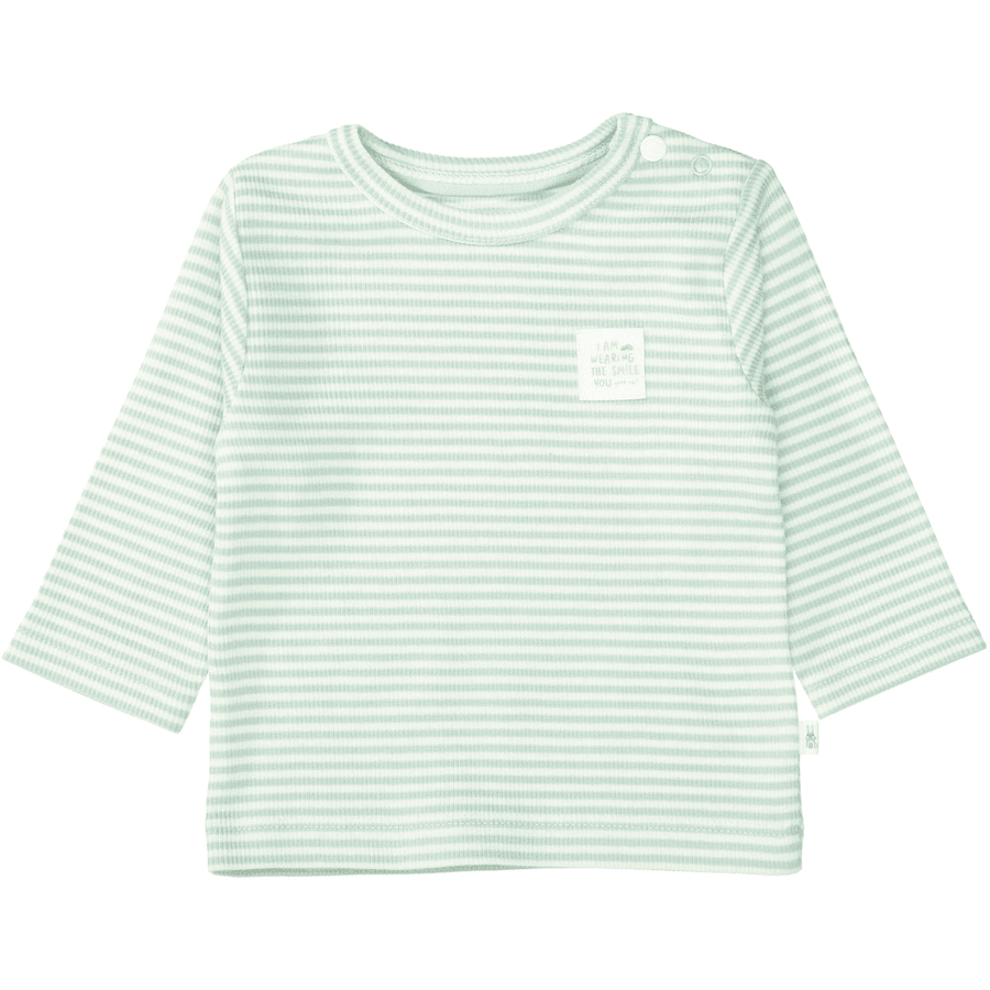 STACCATO Shirt soft green gestreift 