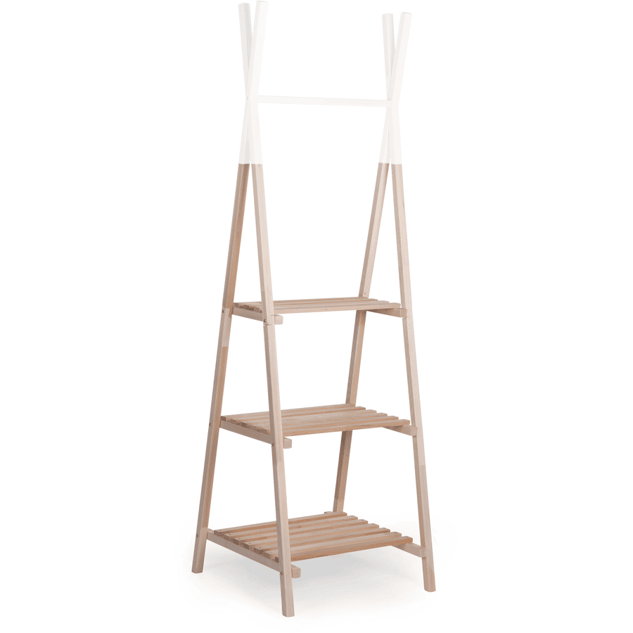 CHILDHOME Porte-vêtements tipi enfant bois