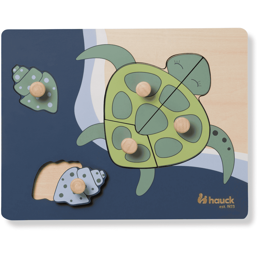 hauck Puzzle à enficher Puzzle N Sort tortue bois