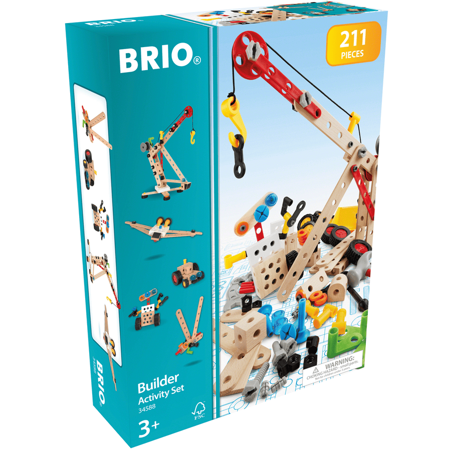BRIO® Builder Set di costruzione di veicoli, 211pcs.