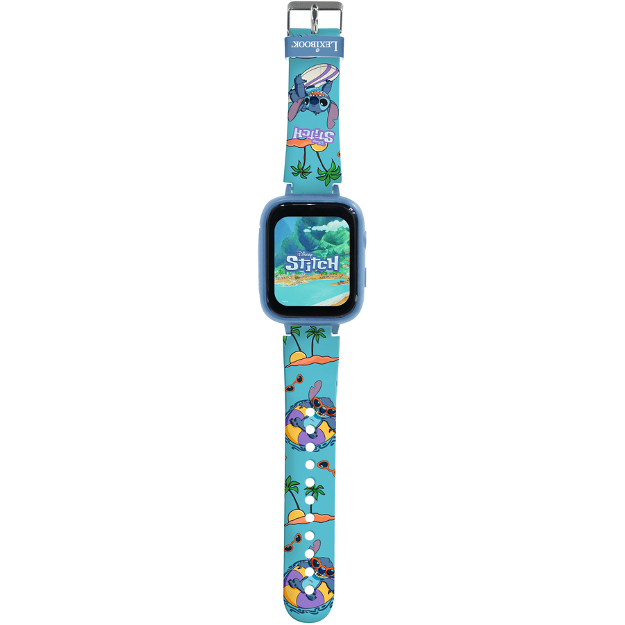 LEXIBOOK Disney Stitch Digital und Fitness Armbanduhr mit Mediaplayer und Kamera