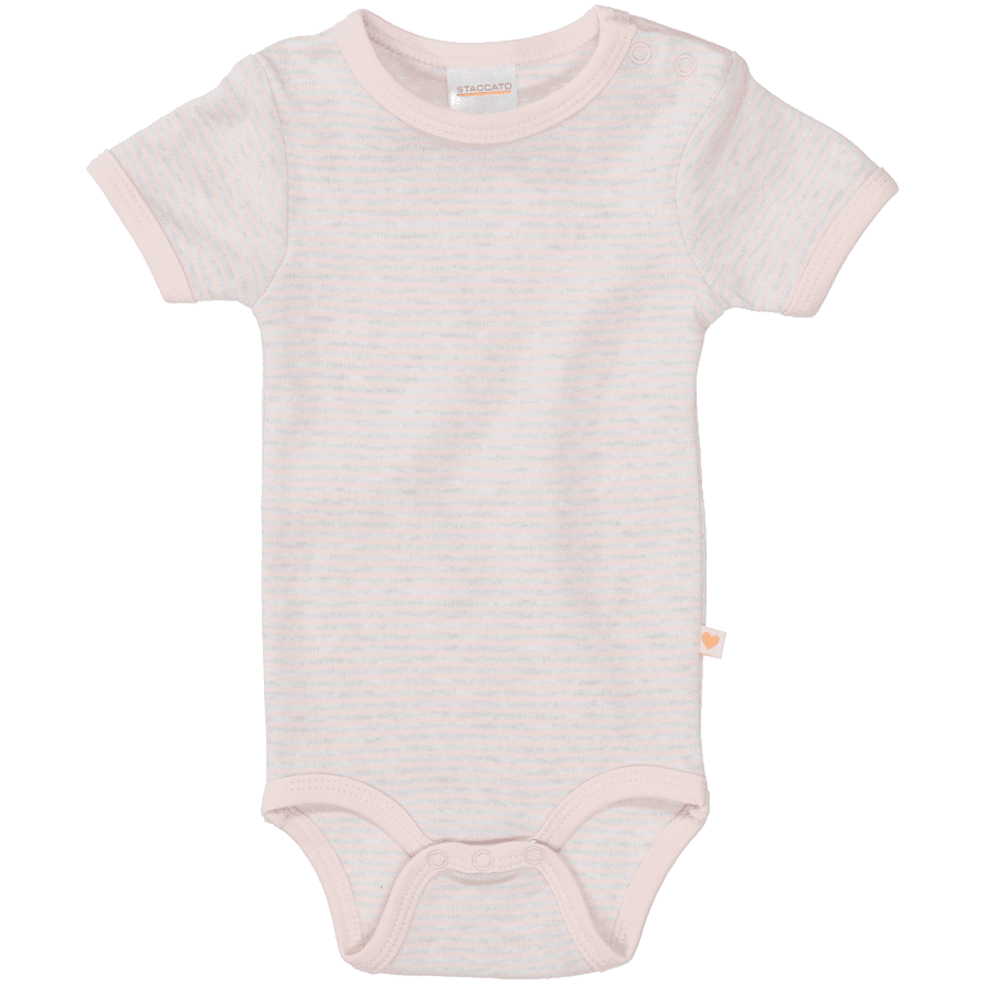 STACCATO Body 1/2 arm mjuk ros randig 