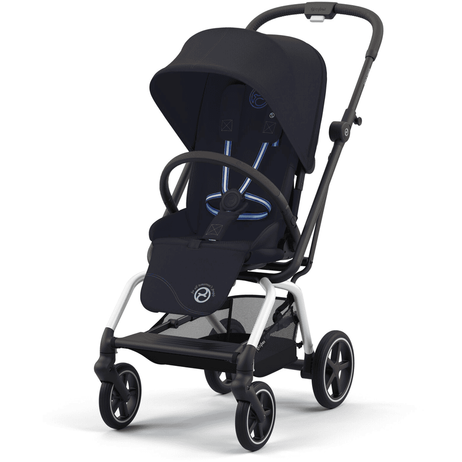 cybex GOLD Carrito de bebé Eezy S Twist+ 2 Silver Dark Blue