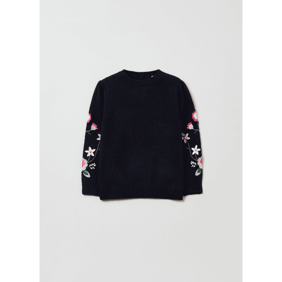 OVS Pull-over en tricot floral bleu