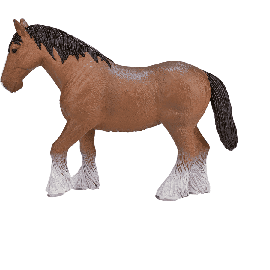 Mojo Horses Spielzeugpferd Clydesdale Pferd braun 