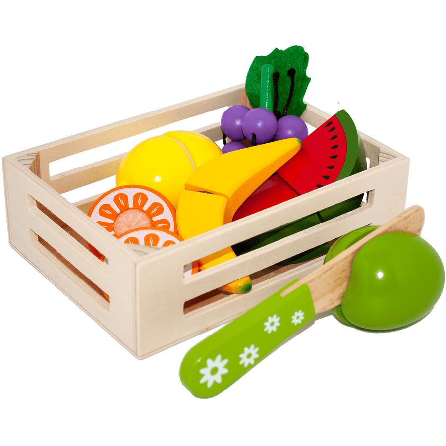 Tanner - Le petit commerçant - des fruits dans une boîte en bois