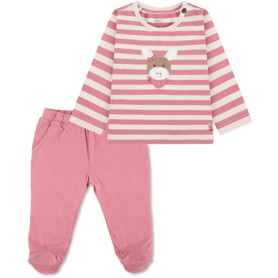 Sterntaler Ensemble t-shirt manches longues et pantalon rose