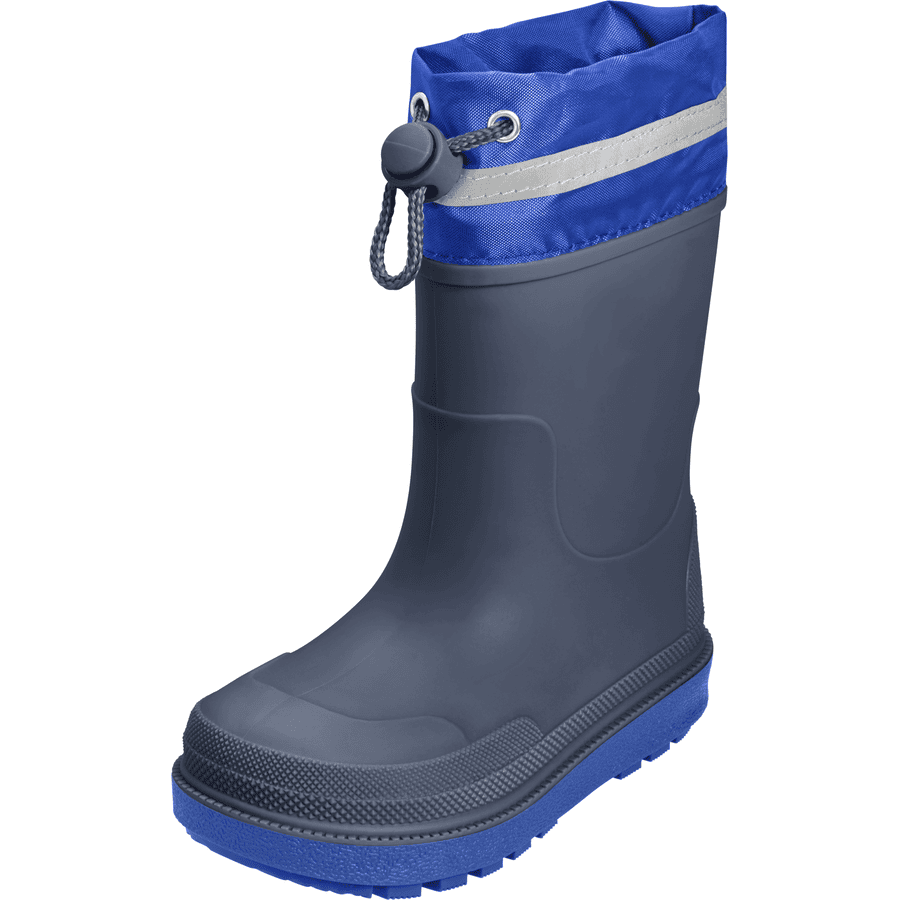 Playshoes Gevoerde regenlaarzen marine 