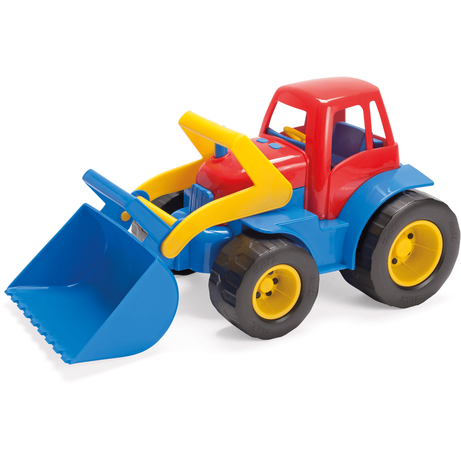 dantoy Traktor med frontlæsser, 30 cm