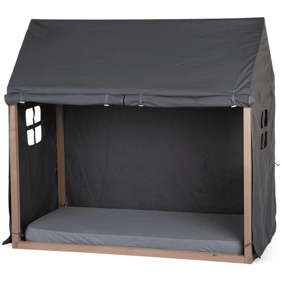 CHILDHOME Överdrag Tipi Husram stengrå 70 x 140 cm