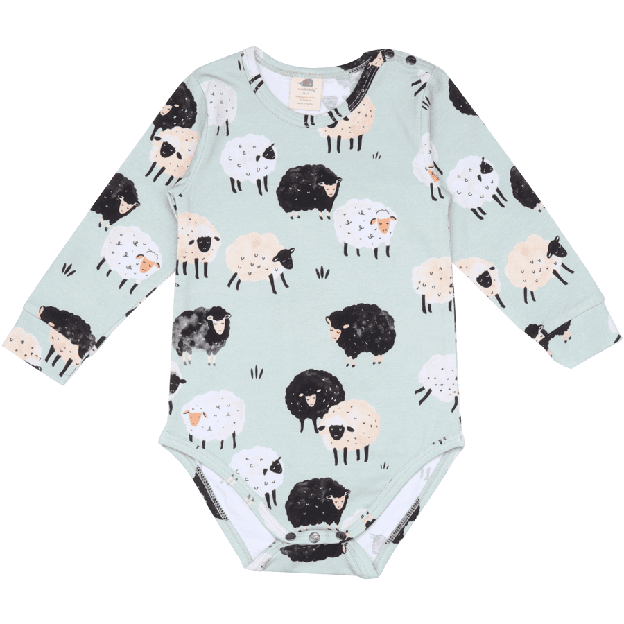 Walkiddy Body Fluffy Sheeps, verde