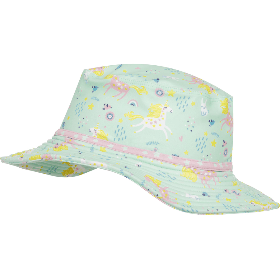 Playshoes  Chapeau de soleil anti-UV licorne