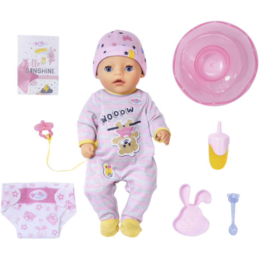 Zapf Creation BABY born® Soft Touch Little Meisje 36 cm pinkorblue.nl