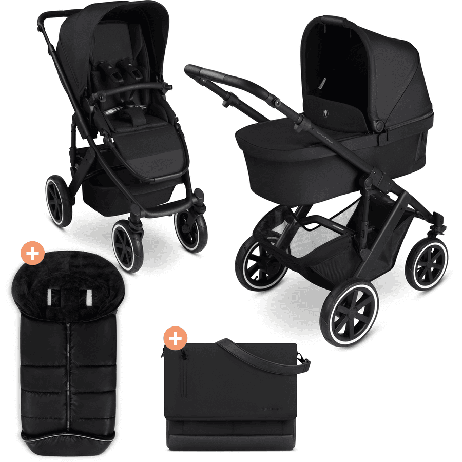 ABC DESIGN Urban Salsa 5 Air kinderwagen incl. luiertas en winter voetenzak kole