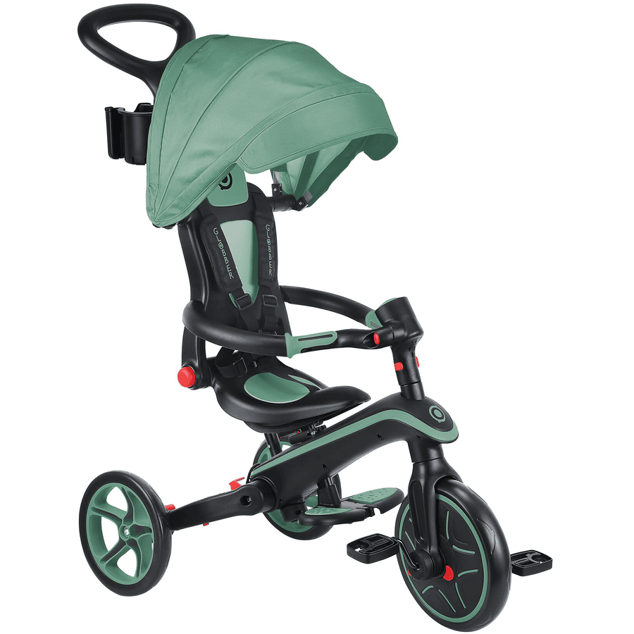 GLOBBER Dreirad EXPLORER TRIKE FOLDABLE 4in1 oliv