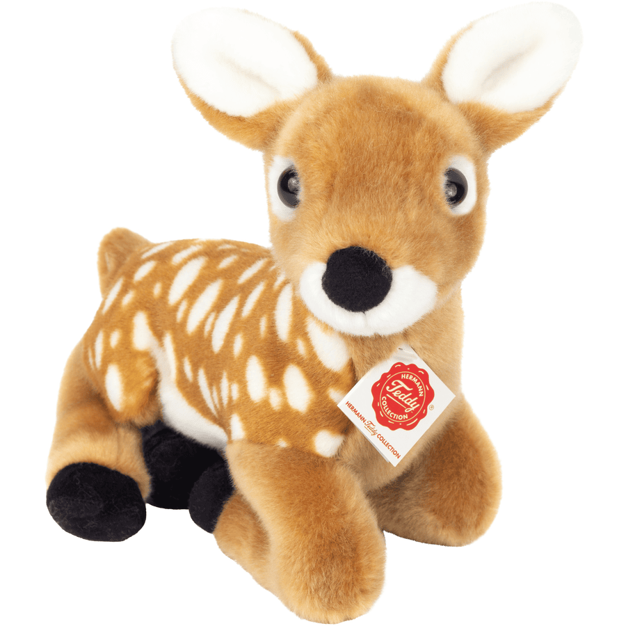 Teddy HERMANN ® Fawn liggende lysebrun, 25 cm