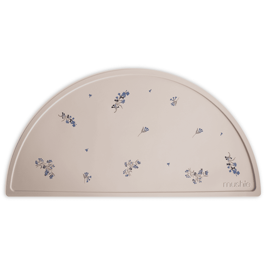 mushie Siliconen placemat, Lila Flower 
