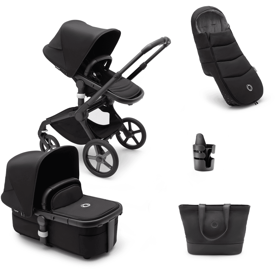 bugaboo Wózek dziecięcy Fox 5 z akcesoriami Graphite/Midnight Black