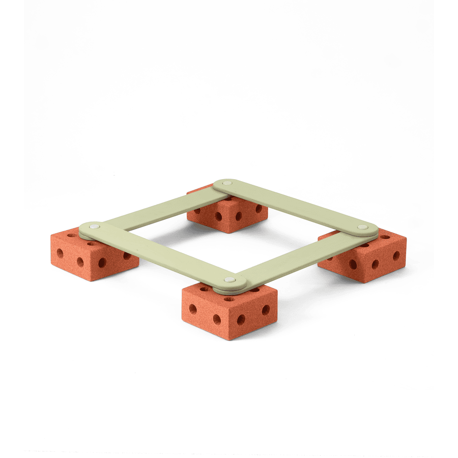 MODU Balance Track Set, burnt orange/dusty green