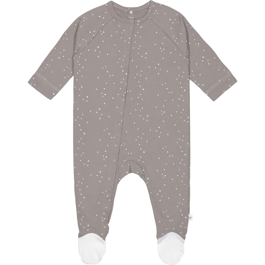 LÄSSIG Baby-pyjamas med føtter Sprinkle taupe