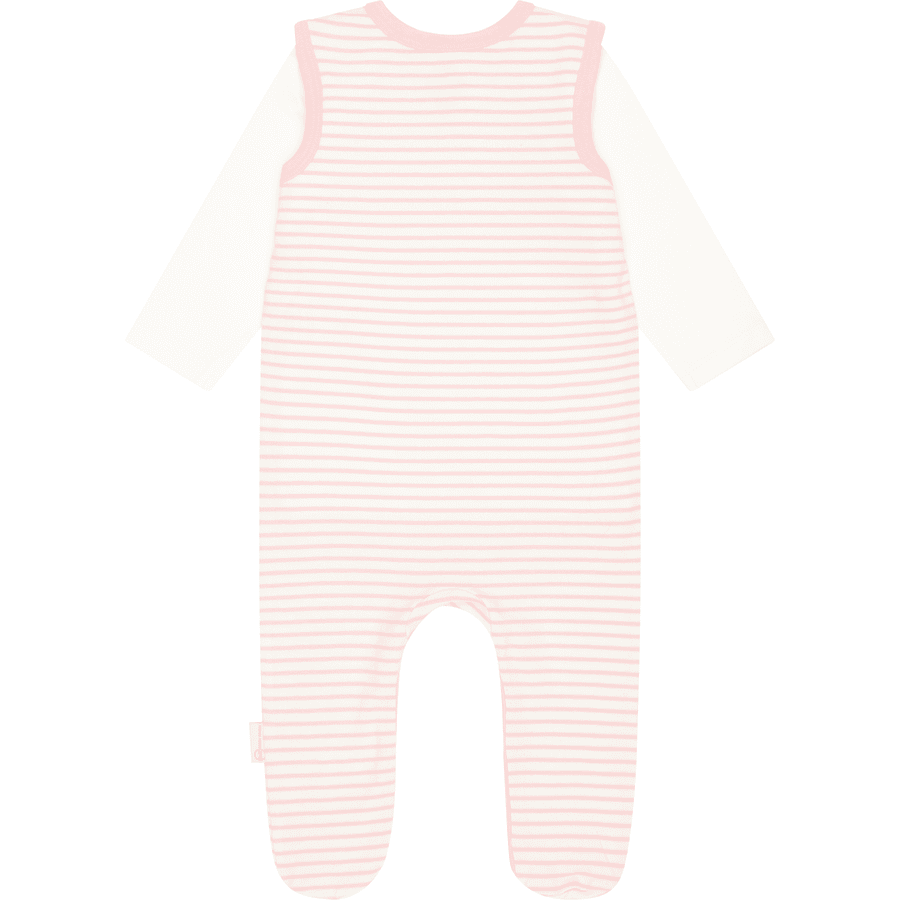 Steiff Set tutina + maglietta a maniche lunghe GOTS - Rosa