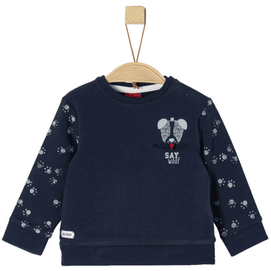 s.Oliver Girl Sweatshirt granatowy, ciemnoniebieski.