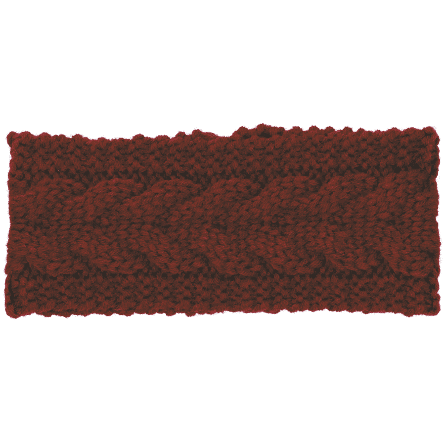 Sterntaler Bandeau tricoté rouge foncé