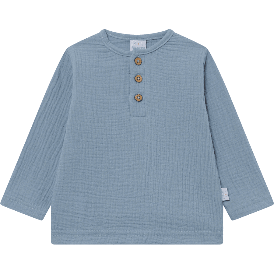 kindsgard Camisa de muselina de manga larga solmig azul